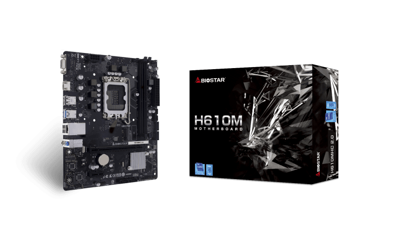 Placa de baza Biostar H610MHC 2.0, Socket 1700, DDR4, Micro-ATX