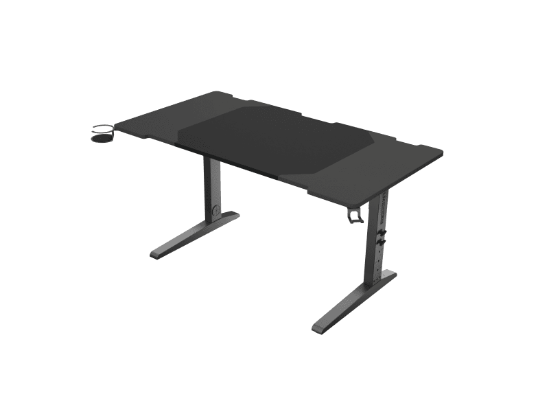 Birou gaming Genesis Holm Modular 140, material metal MDF, reglabil