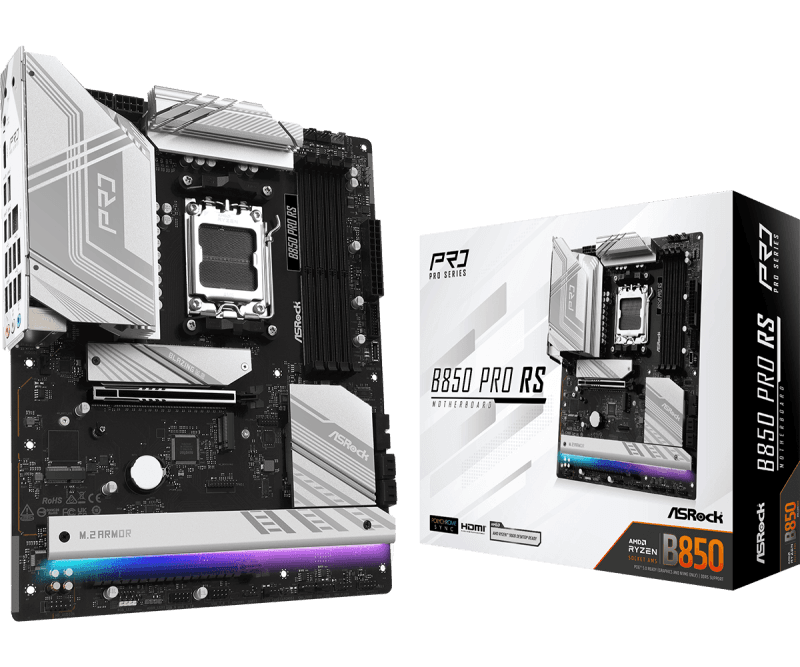 Placa de baza ASRock B850 Pro RS, Socket AM5, DDR5,
