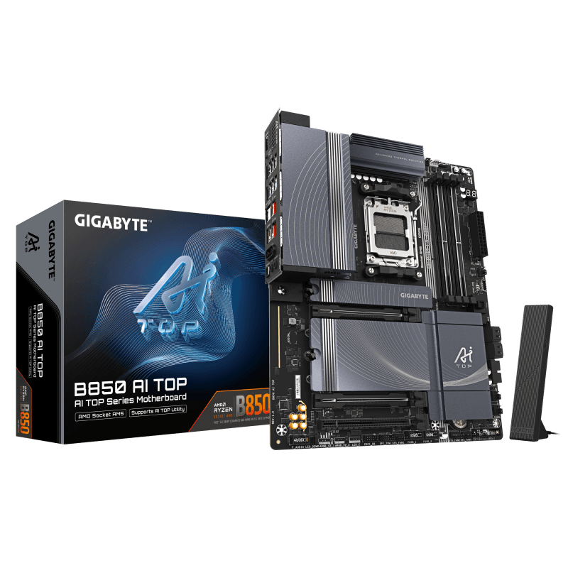 Placa de baza Gigabyte B850 AI TOP, Socket AM5, DDR5,