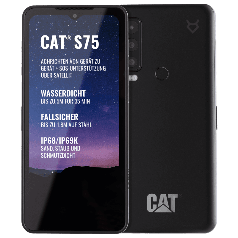 Telefon CAT S75, Single SIM, 6 GB RAM, 128 GB,