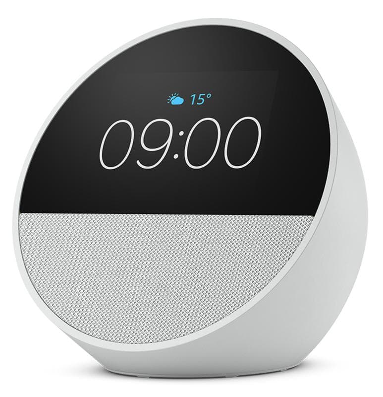 Amazon Echo Spot (2024 release) - Glacier White