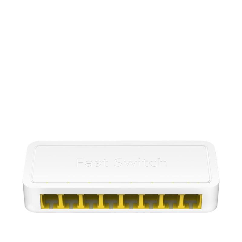 CUDY 8-Port 10/100 Mbps Desktop Switch, 8 10/100M RJ45 Ports,