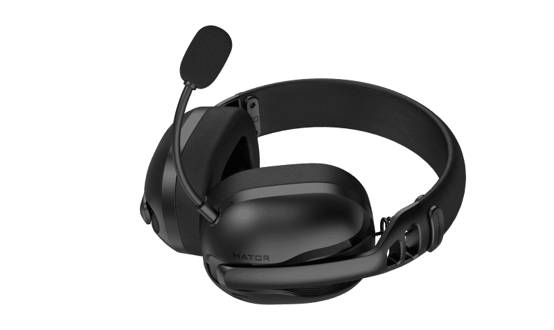 Casti Gaming Head-band HATOR Hyperpunk 3 Wireless, Wireless, Noise-canceling, Negru