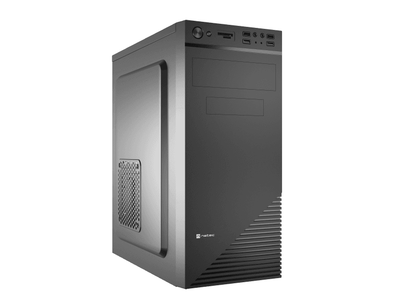 Carcasa NATEC Cabassu G2, Mid Tower, Black