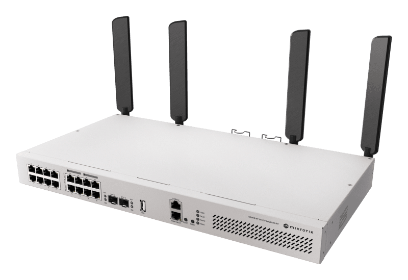 Mikrotik CRS418-8P-8G-2S+5axQ2axQ-RM. Switch layer: L2/L3. Basic switching RJ-45 Ethernet ports