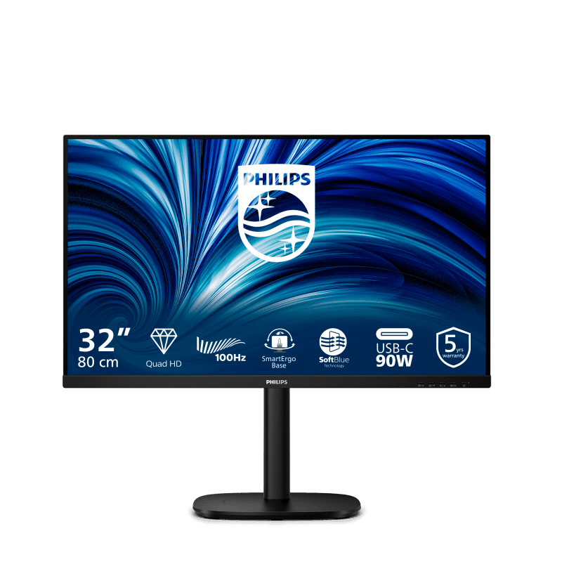 Monitor Philips 31.5" 32B2U3601/00, Diagonal (inch): 31.5, Diagonal (cm): 80,