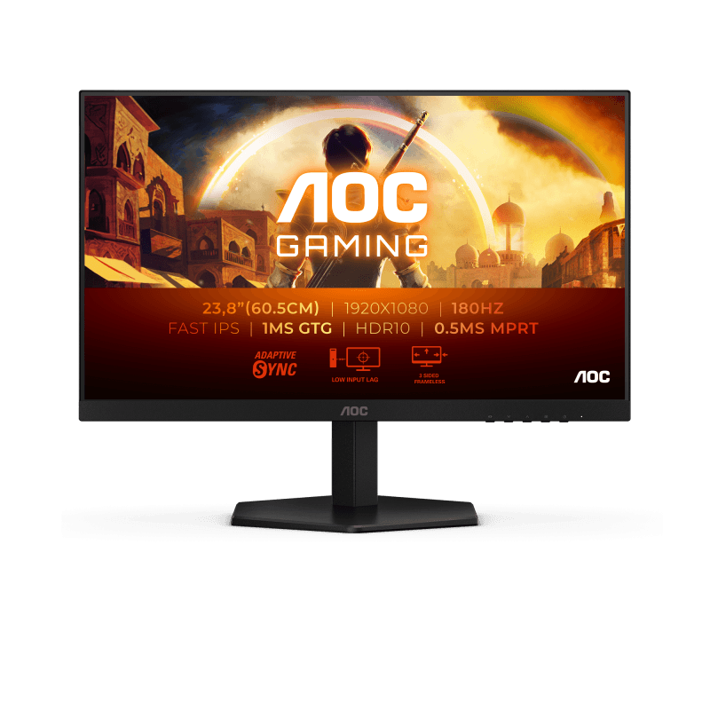 Monitor AOC 24" 24G42E, Diagonal (inch): 24, Diagonal (cm): 60.96,