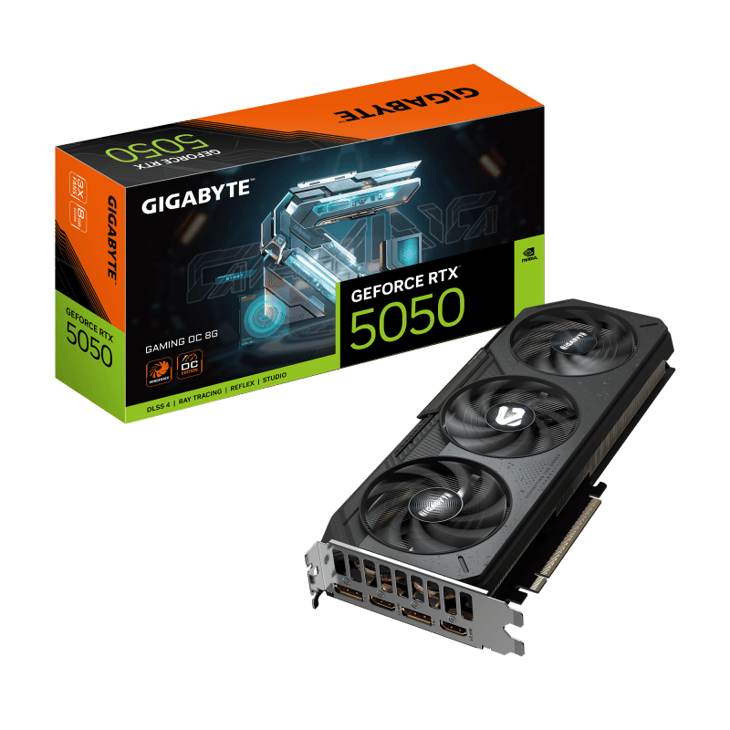 Placa video Gigabyte GEFORCE RTX 5050 GAMING OC, 8GB GDDR6,