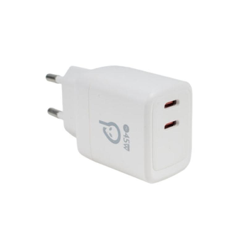 Incarcator retea SPACER Power Delivery, GaN, 2 x USB Type-C