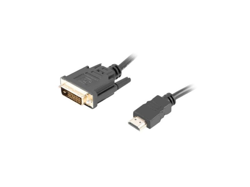 Cablu HDMI(M)  DVI-D(M)(24+1) 1,8 m negru Dual Link 4K