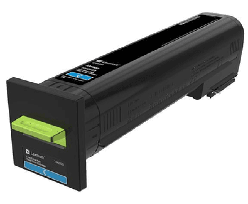 LEXMARK 72K0X20 laser toner cyan de capacitate mare,  22