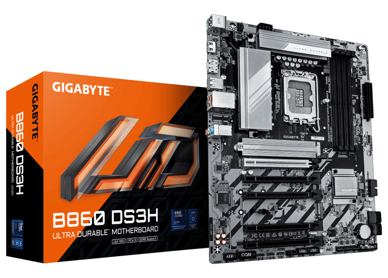 Placa de baza Gigabyte B860 DS3H, Socket 1851, DDR5, ATX