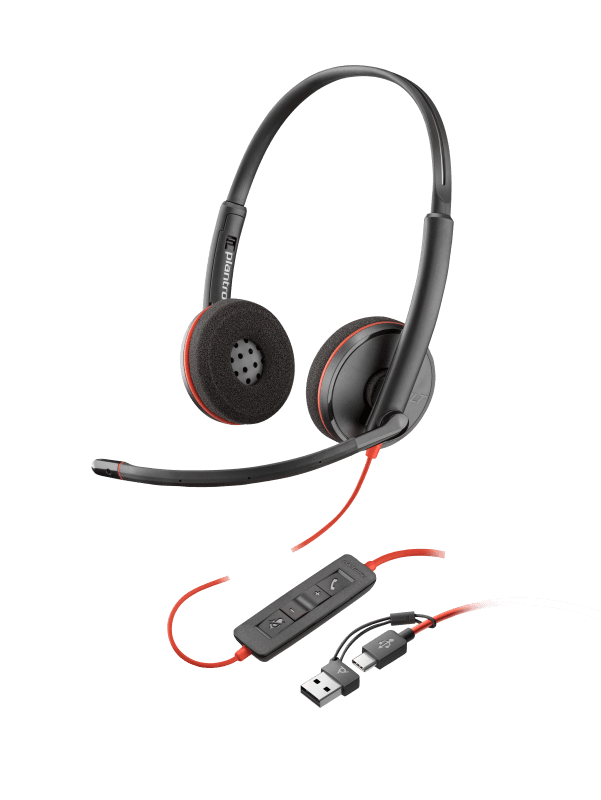 Casti Head-band HP Blackwire 3210, Cu fir, Negru