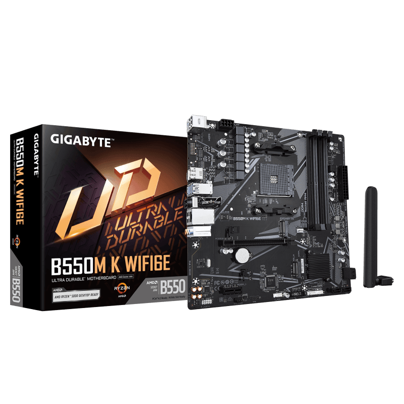 Placa de baza Gigabyte B550M K WIFI6E