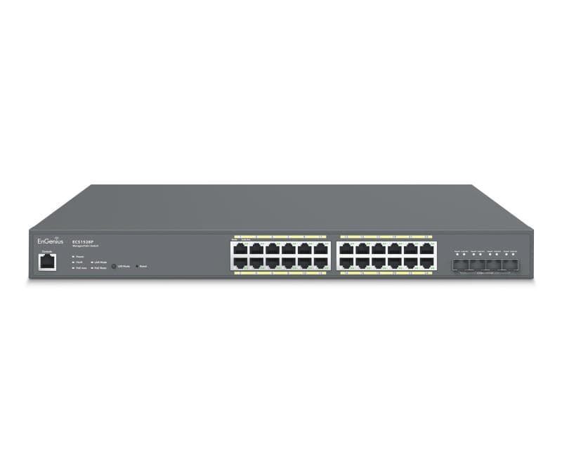 EnGenius Managed / stand-alone 19i 24xGbE + 4x10Gb SFP+, L2+,