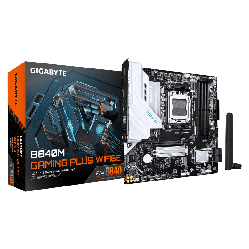 Placa de baza Gigabyte B840M Gaming Plus WiFi6E, Socket AM5,