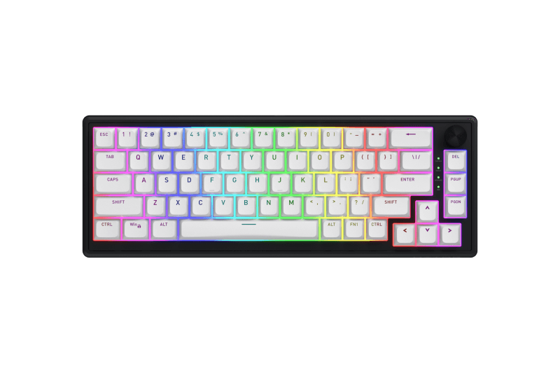 Tastatura wireless Hator Skyfall 60, interfata 2.4GHz, BT5.3, USB, polling