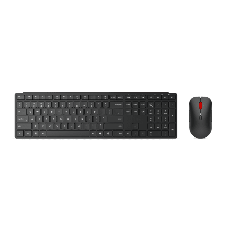 Set tastatura si mouse Lenovo Multi-Mode Pro Combo, Bluetooth 5.3,