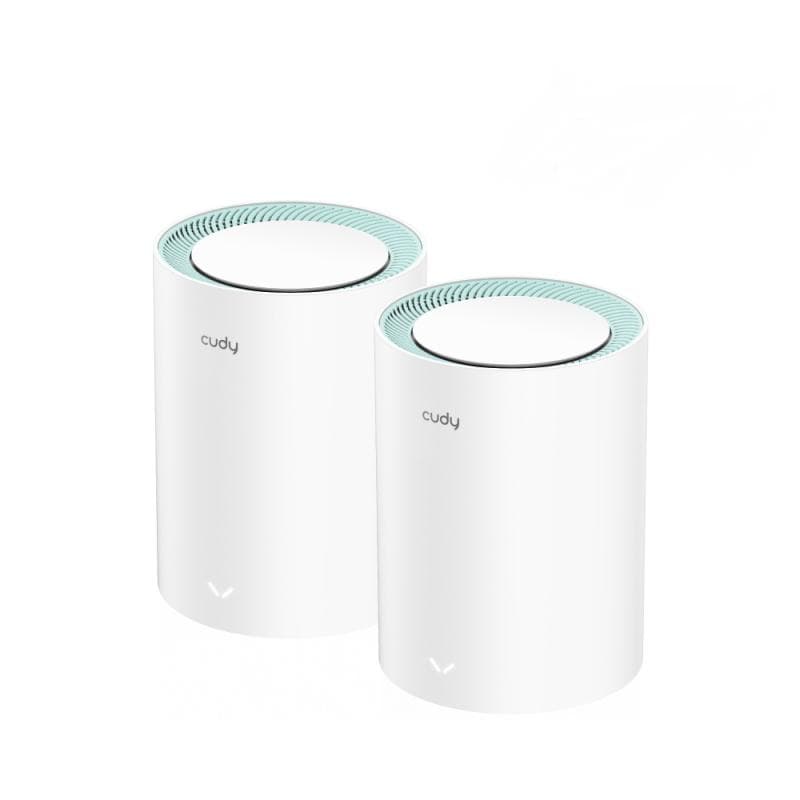 Sistem Mesh dual band wireless Gigabit Cudy ROUT-WLESS-M1300/2-CDY, 2.4/5 GHz,