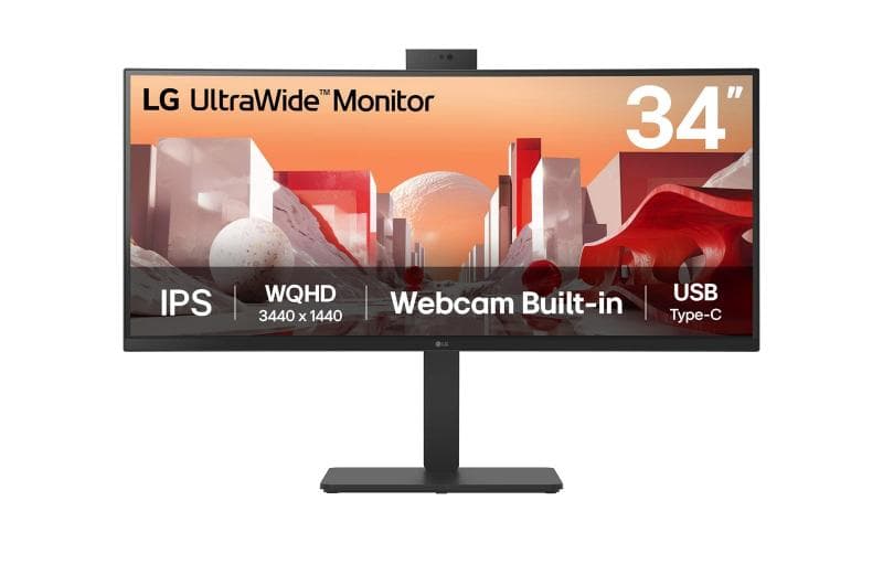 Monitor LG 34" 34BA85QE-B.AEU, Curvature: 3800R, Diagonal (inch): 34, Diagonal