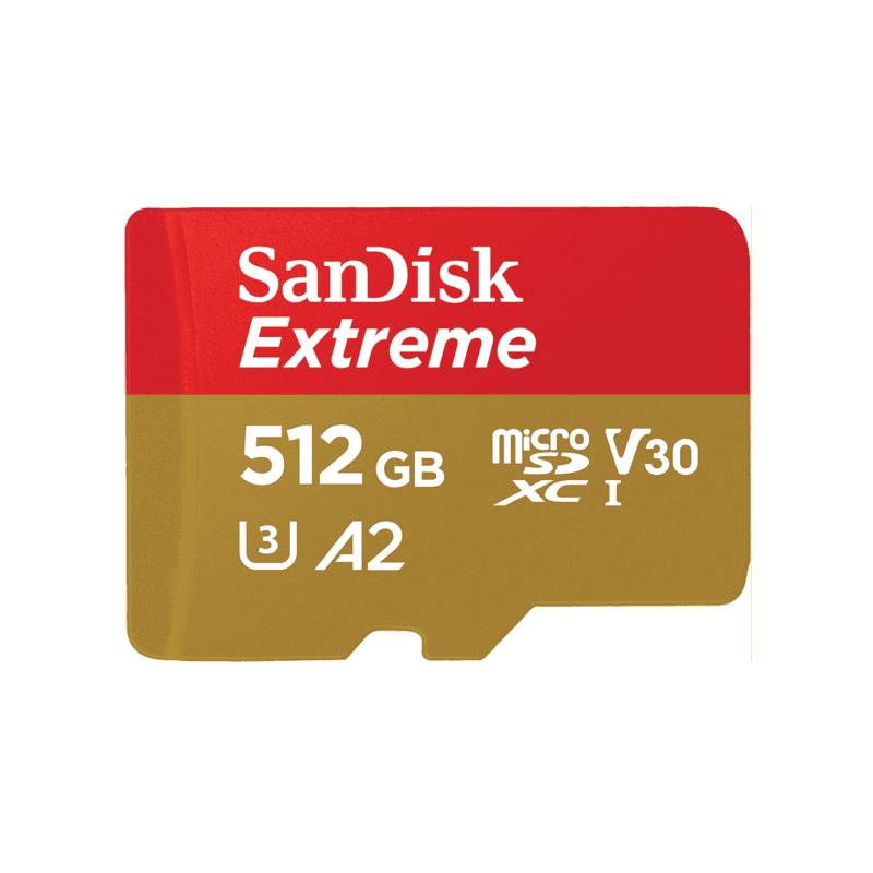 Card de Memorie MicroSDHC SanDisk, 512GB, UHS-I, Class 10, 80MB/s