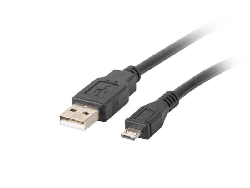 Cablu USB Micro(M)  USB-A(M) 2.0 1,8 m negru