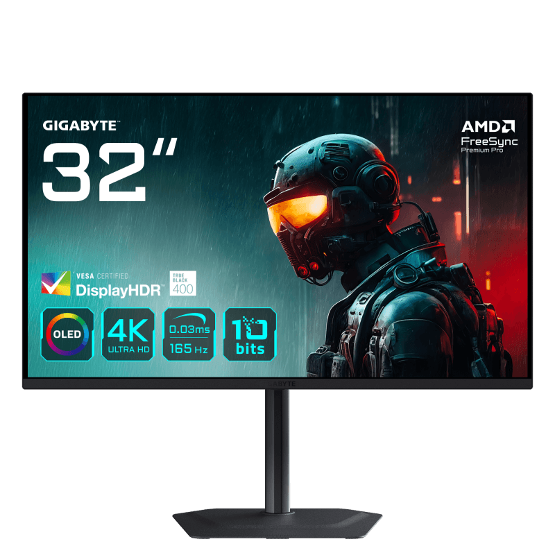 Gigabyte MO32U gaming monitor diagonala 31.5", 699.48 x 394.73 mm,