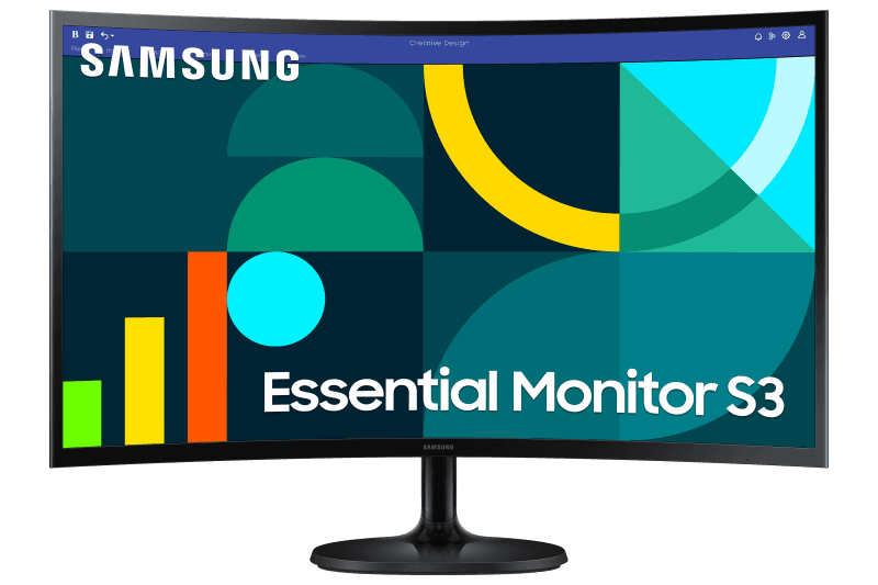Monitor Samsung 27" LS27D360GAUXEN, Curvature: 1800R, Diagonal (inch): 27, Diagonal