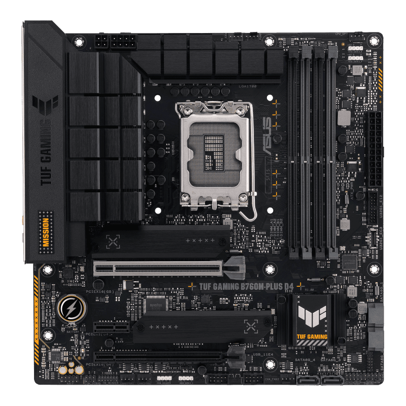 Placa de baza ASUS TUF GAMING B760M-PLUS D4, Socket 1700,