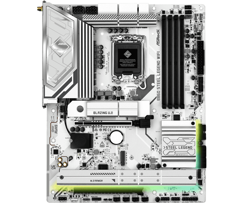 Placa de baza ASRock B860 Steel Legend WiFi, Socket 1851,