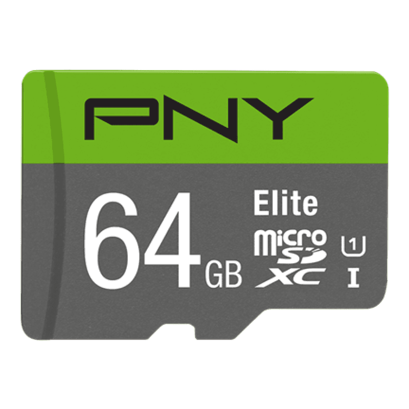PNY Elite. Capacity: 64 GB, Flash card type: MicroSDXC, Flash