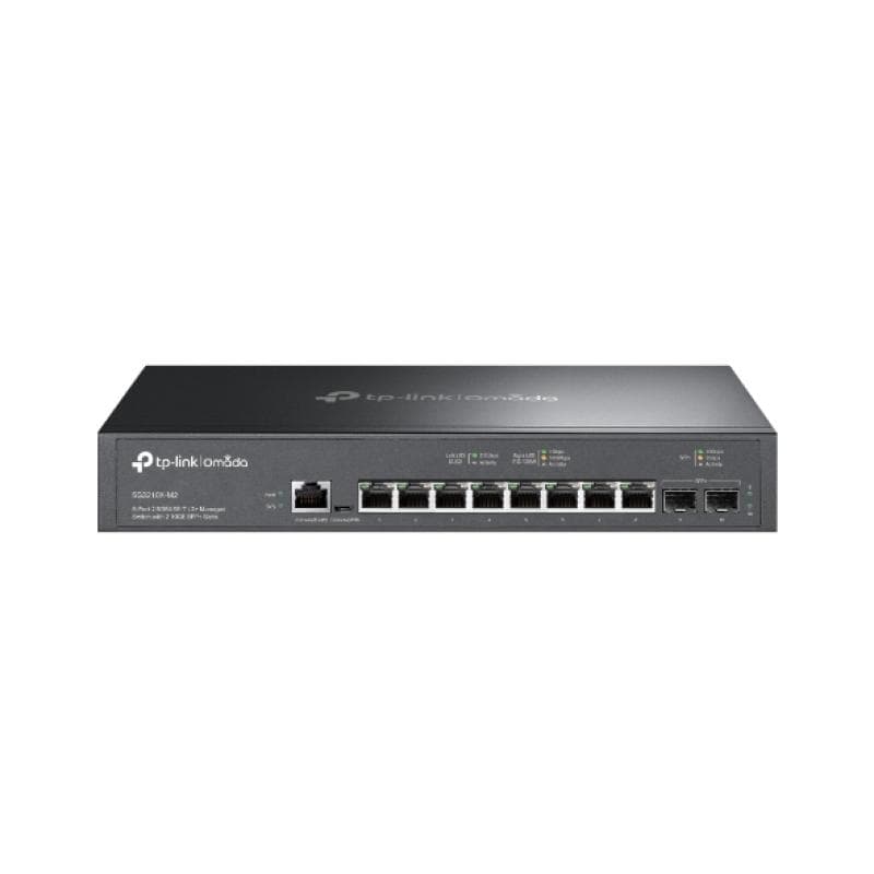 Switch TP-Link SG3210X-M2, 8 x porturi RJ 45, 2 x