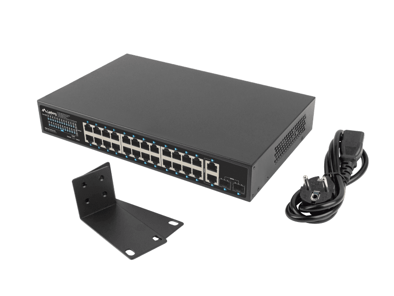Switch  24x 1 Gb PoE+ / 2x Gb /