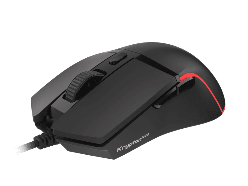 Mouse gaming cu fir Gensesis Krypton 220, senzor optic, interfata