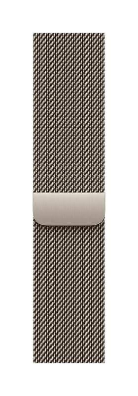 Apple Watch 49mm Natural Titanium Milanese Loop - Large