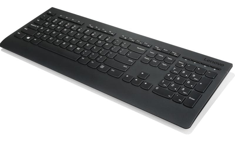 Lenovo 4X30H56854. Keyboard form factor: Full-size (100%). Keyboard style: Straight.