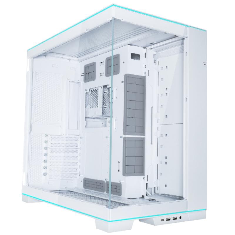 Carcasa LIAN LI 011 EVO RGB, Mid Tower, White