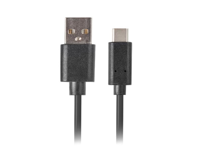 Cablu USB-C(M)  USB-A(M) 2.0 1,8 m negru QC 3.0