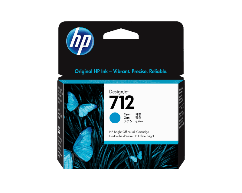HP 712 29ml Cyan DesignJet Ink