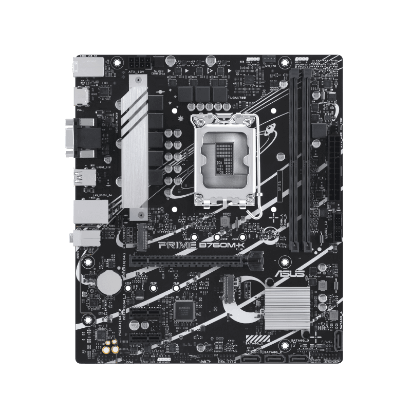 Placa de baza ASUS PRIME B760M-K, Socket 1700, DDR5, Micro-ATX