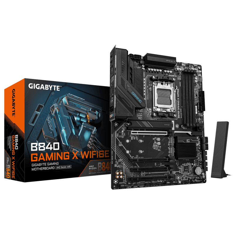 Placa de baza Gigabyte B840 GAMING X WIFI6E, Socket AM5,