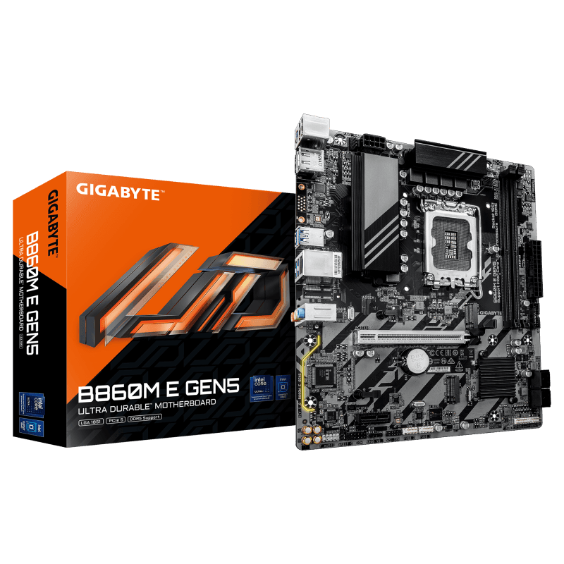 Placa de baza Gigabyte B860M E GEN5, Socket 1851, DDR5,