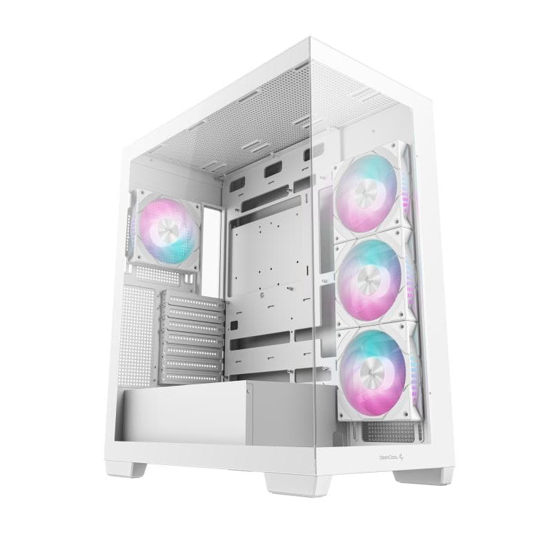 Carcasa DEEPCOOL CG580 4F, RGB, Mid Tower, White