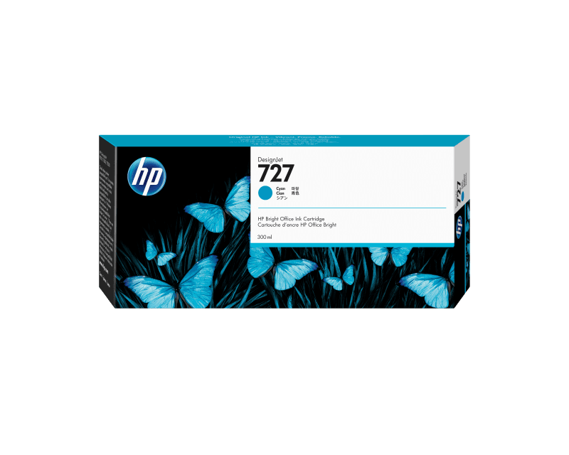HP DESIGNJET 727  CYAN F9J76A