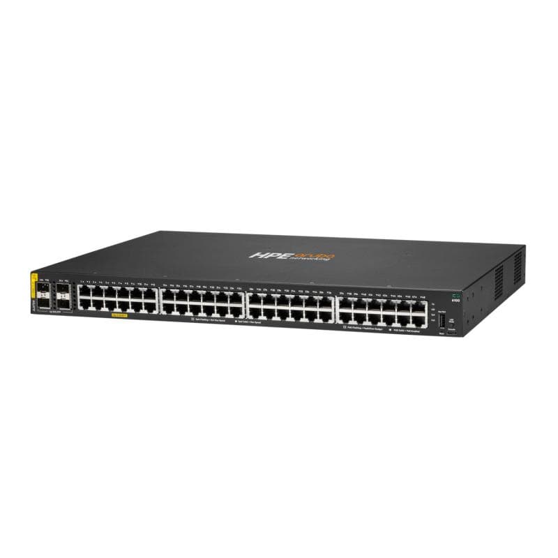 HPE Aruba Networking CX 6100 48G Class4 PoE 4SFP+ 370W - 3