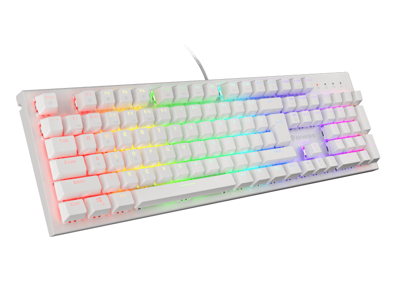 Tastatura gaming mecanica cu fir Genesis Thor 303, iluminare RGB,
