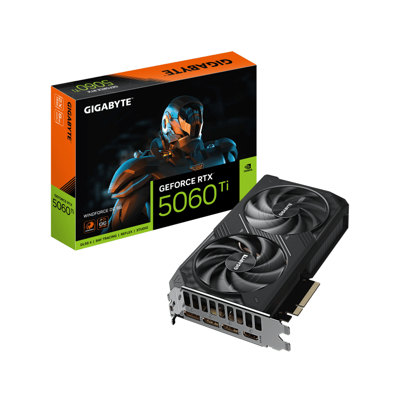 Placa video Gigabyte GEFORCE RTX 5060 Ti, 8GB GDDR7, PCI