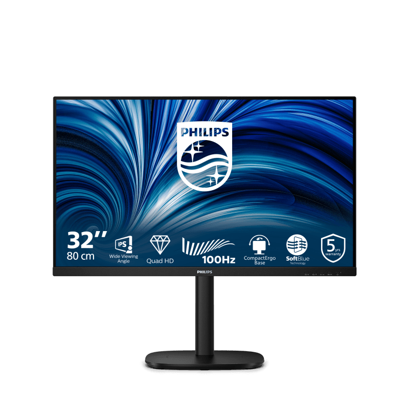 Monitor Philips 31.5" 32B2N3500/00, Diagonal (inch): 31.5, Diagonal (cm): 80,
