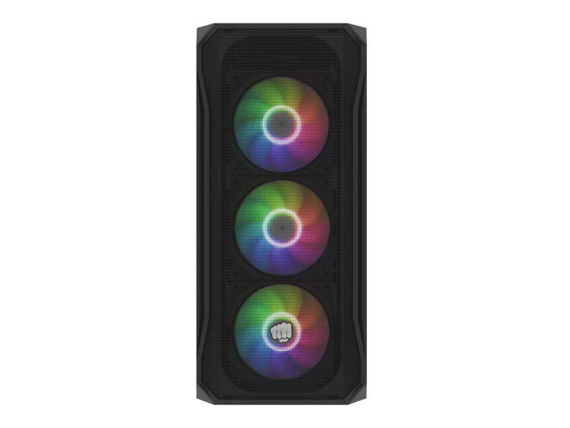 Carcasa FURY Shobo SH4F RGB, Mid Tower, Black